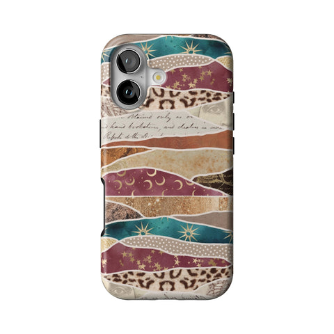 Boho Abstract Tough Phone Case for iPhone 17