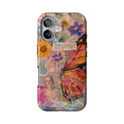 Monarch Collage Tough Phone Case for iPhone 17