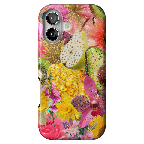 Tropical Fruit Floral Tough Phone Case for iPhone 17