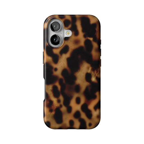 Grunge Tortoise Shell Print Tough Phone Case for iPhone 17