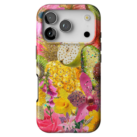 Tropical Fruit Floral Tough Phone Case for iPhone 17 Pro