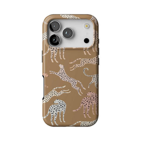 Trendy Cheetah Print Tough Phone Case for iPhone 17 Pro