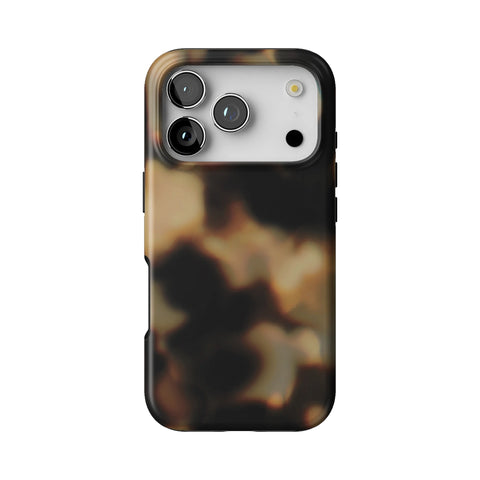 Layered Tortoise Shell Tough Phone Case for iPhone 17 Pro