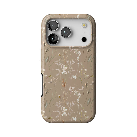 Boho Floral Tough Phone Case for iPhone 17 Pro