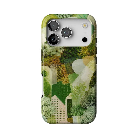Moss Collage Tough Phone Case for iPhone 17 Pro