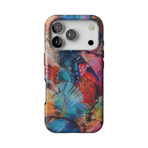 Colorful Butterfly Moth Wings Tough Phone Case for iPhone 17 Pro