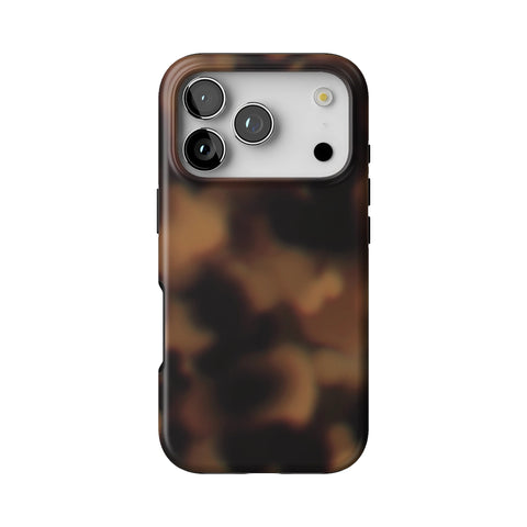 Classic Tortoise Shell Print Tough Phone Case for iPhone 17 Pro