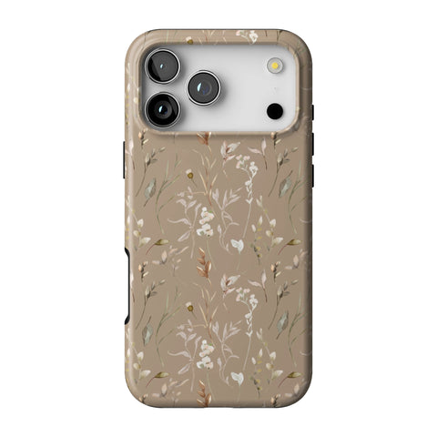 Boho Floral Tough Phone Case for iPhone 17 Pro Max