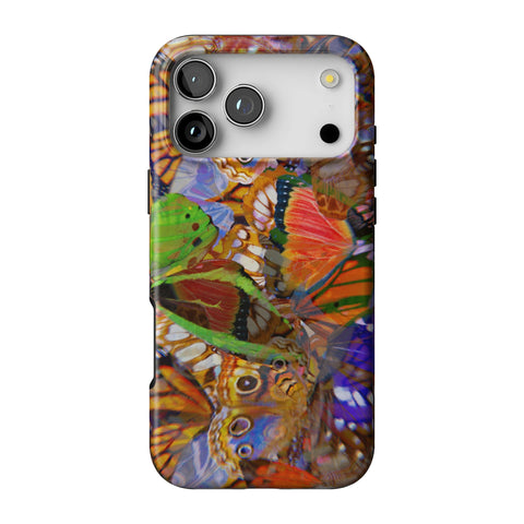 Trippy Butterfly Wings Tough Phone Case for iPhone 17 Pro Max