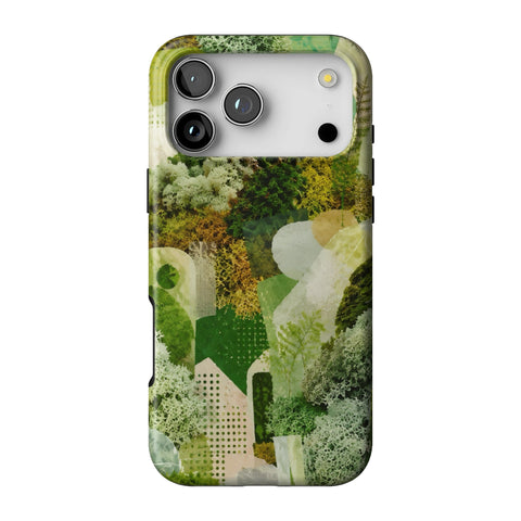 Moss Collage Tough Phone Case for iPhone 17 Pro Max