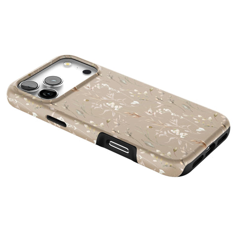 Boho Floral Tough Phone Case for iPhone 17 Pro Max (Feat)