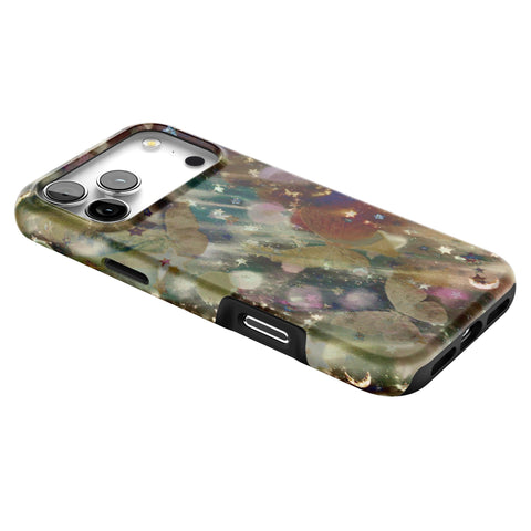 Y2K Whimsigoth Abstract Art Tough Phone Case for iPhone 17 Pro Max (Feat)