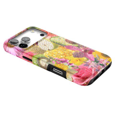 Tropical Fruit Floral Tough Phone Case for iPhone 17 Pro Max (Feat)