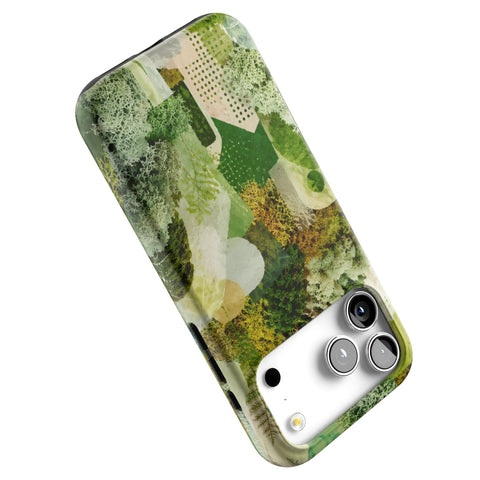 Moss Collage Tough Phone Case for iPhone 17 Pro Max (Feat)