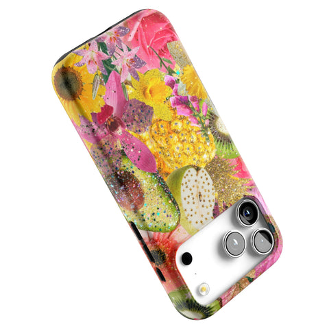 Tropical Fruit Floral Tough Phone Case for iPhone 17 Pro Max (Feat)