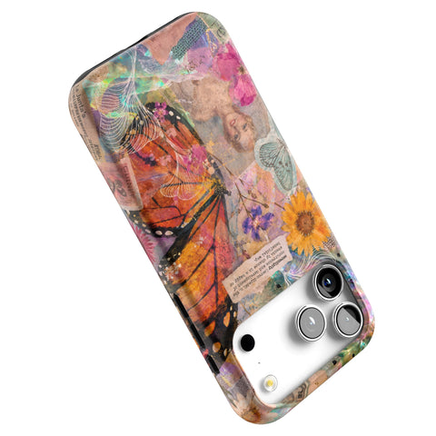 Monarch Collage Tough Phone Case for iPhone 17 Pro Max (Feat)