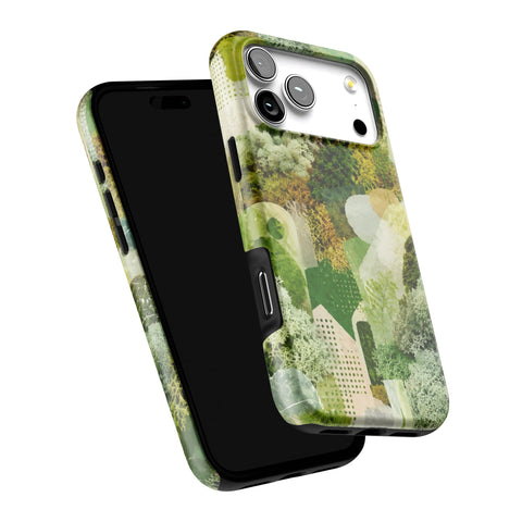 Moss Collage Tough Phone Case for iPhone 17 Pro Max (Feat)