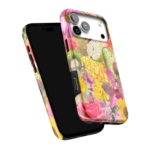 Tropical Fruit Floral Tough Phone Case for iPhone 17 Pro Max (Feat)