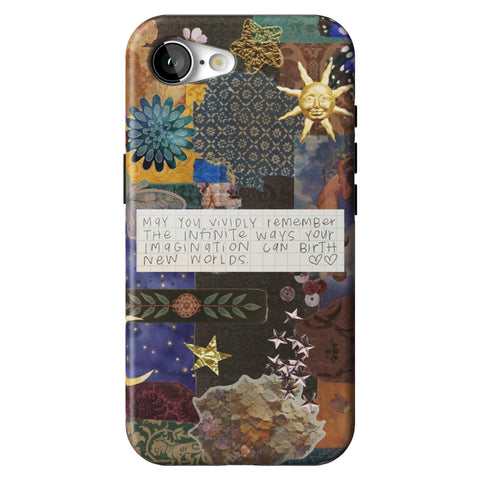 Whimsy Quote Collage Tough Phone Case for iPhone 17e