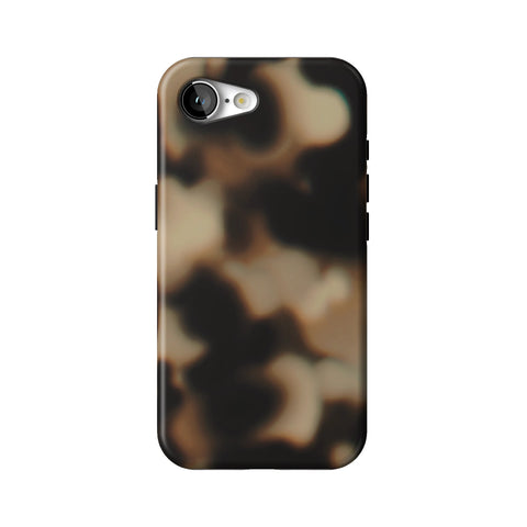 Creamy Tortoise Shell Tough Phone Case for iPhone 17e