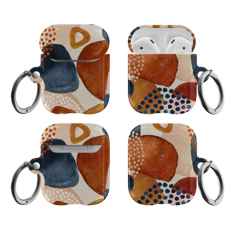 Mid-Century Organic Abstract Shapes AirPods Case for AirPods Pro and AirPods 1st/2nd Gen - The Urban Flair (Feat)