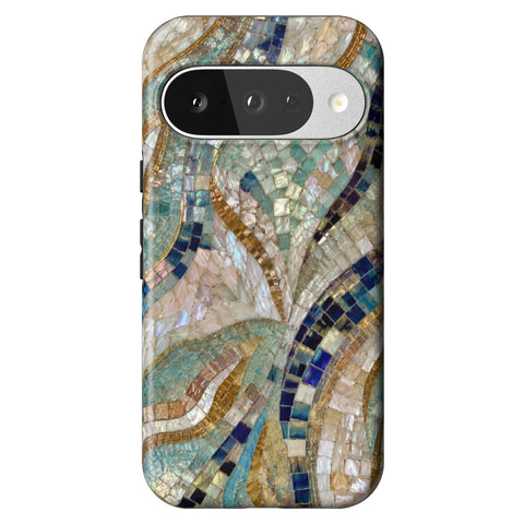 Sea Goddess Mosaic Print Tough Phone Case for Pixel 10