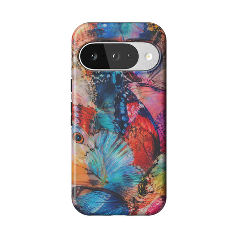 Colorful Butterfly Moth Wings Tough Phone Case for Pixel 10