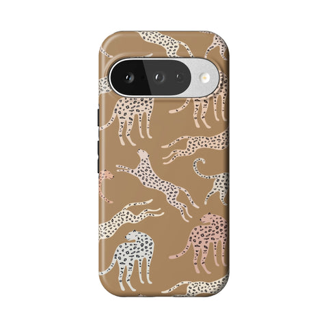 Trendy Cheetah Print Tough Phone Case for Pixel 10