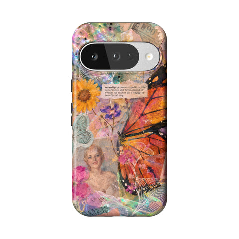 Monarch Collage Tough Phone Case for Pixel 10