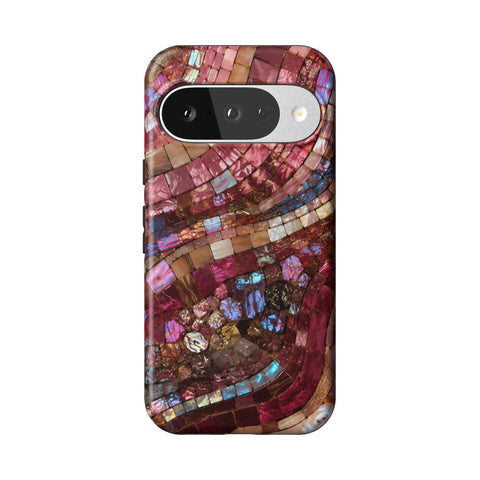 Garnet Stained Glass Print Tough Phone Case for Pixel 10