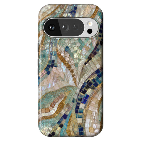 Sea Goddess Mosaic Print Tough Phone Case for Pixel 10 Pro