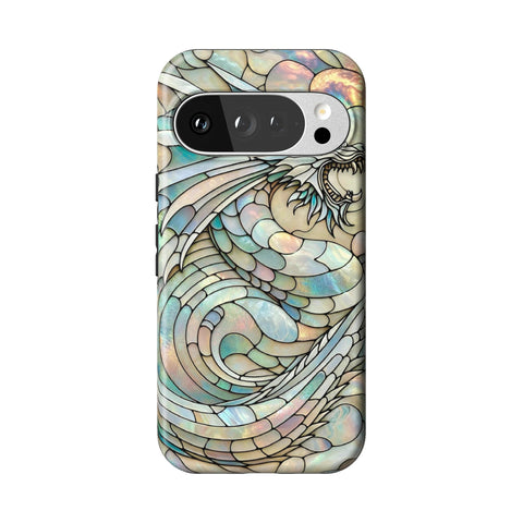 Year of the Dragon Stained Glass Illusion Tough Phone Case for Pixel 10 Pro