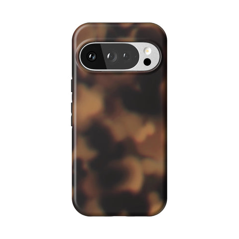 Classic Tortoise Shell Print Tough Phone Case for Pixel 10 Pro