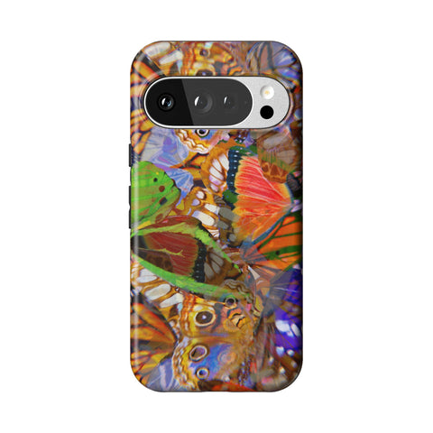 Trippy Butterfly Wings Tough Phone Case for Pixel 10 Pro