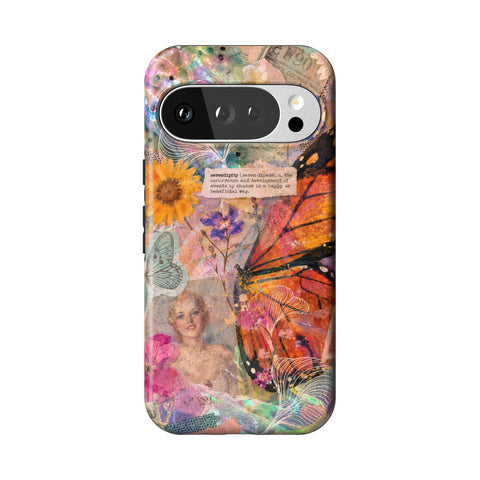 Monarch Collage Tough Phone Case for Pixel 10 Pro