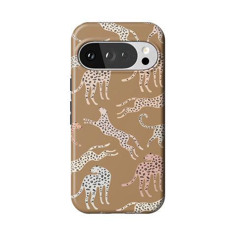 Trendy Cheetah Print Tough Phone Case for Pixel 10 Pro