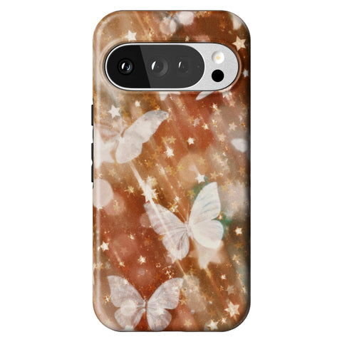 Terracotta Butterfly Tough Phone Case for Pixel 10 Pro