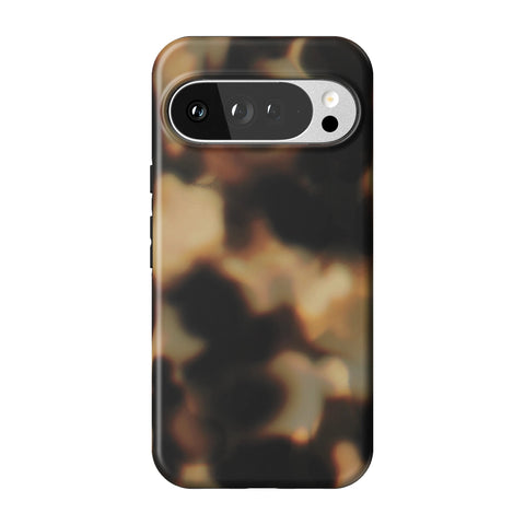 Layered Tortoise Shell Tough Phone Case for Pixel 10 Pro XL