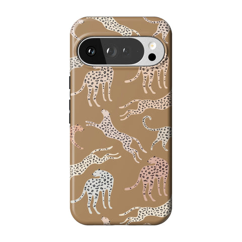 Trendy Cheetah Print Tough Phone Case for Pixel 10 Pro XL