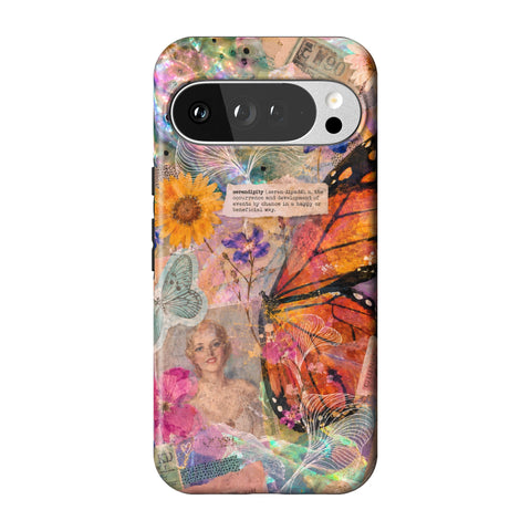 Monarch Collage Tough Phone Case for Pixel 10 Pro XL