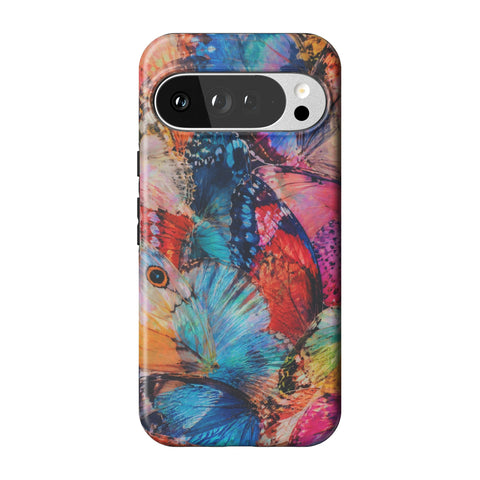 Colorful Butterfly Moth Wings Tough Phone Case for Pixel 10 Pro XL