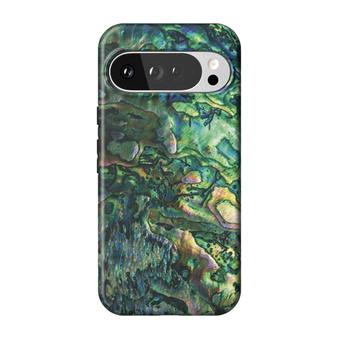 Green Abalone Shell Tough Phone Case for Pixel 10 Pro XL