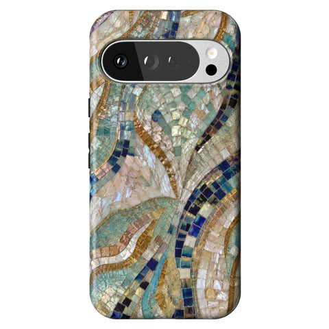 Sea Goddess Mosaic Print Tough Phone Case for Pixel 10 Pro XL