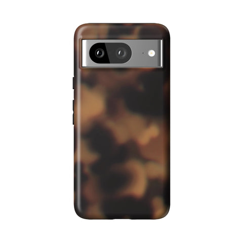 Classic Tortoise Shell Print Tough Phone Case for Pixel 8