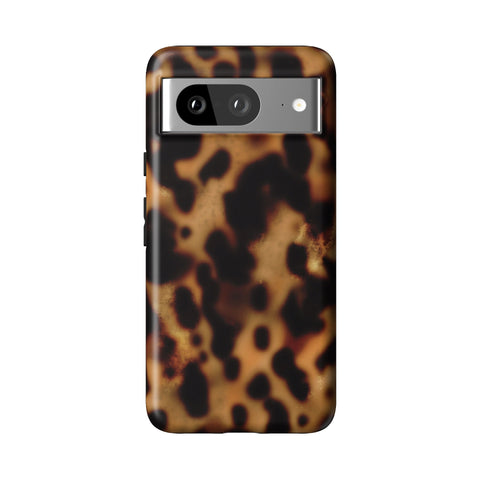 Grunge Tortoise Shell Print Tough Phone Case for Pixel 8