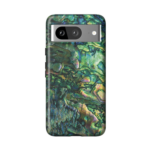 Green Abalone Shell Tough Phone Case for Pixel 8
