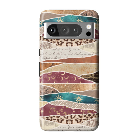 Boho Abstract Tough Phone Case for Pixel 8 Pro