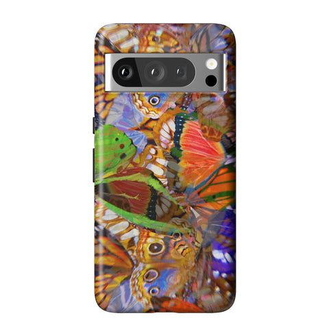 Trippy Butterfly Wings Tough Phone Case for Pixel 8 Pro