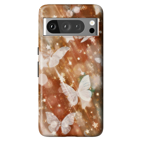 Terracotta Butterfly Tough Phone Case for Pixel 8 Pro