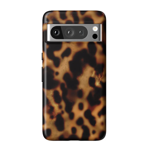 Grunge Tortoise Shell Print Tough Phone Case for Pixel 8 Pro
